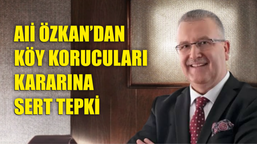 Ali Özkan'dan Sert Tepki