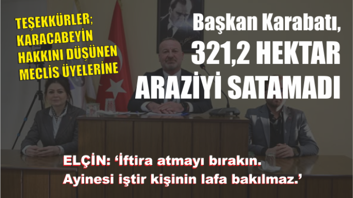 ELÇİN, 'iftira atmayı bırakın. Ayinesi iştir kişinin lafa bakılmaz'