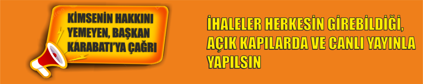 İHALELER CANLI YAYINLA YAPILSIN